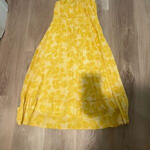 Mossimo Supply Co. Yellow Textured Dress